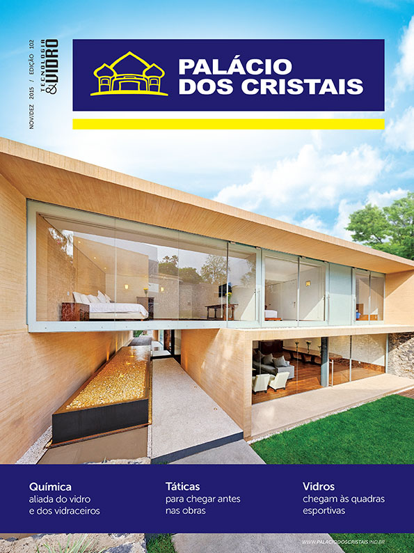 Palácio dos cristais na revista tecnologia & Vidro edição 102